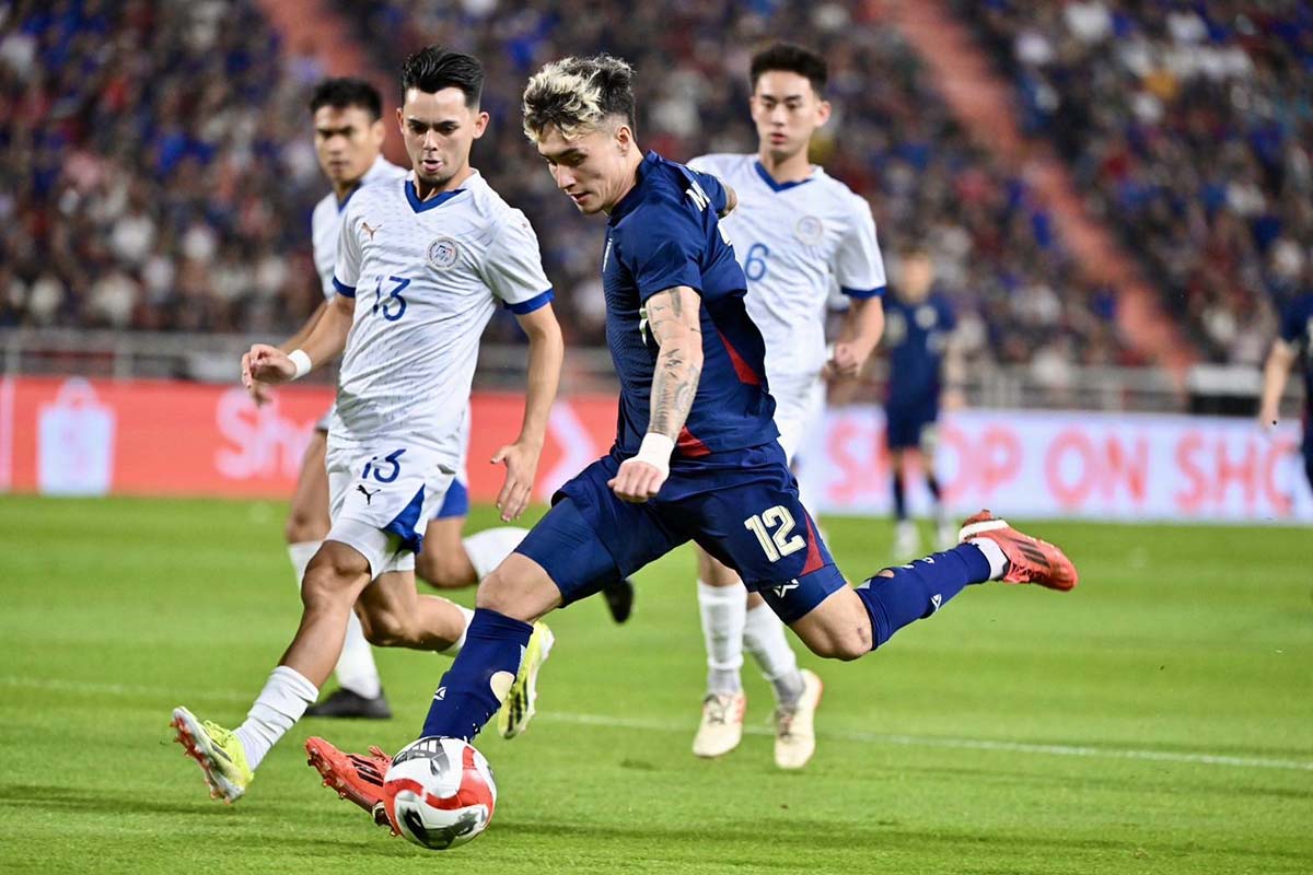 ช้างศึก ต่อเวลาอัด ฟิลิปปินส์ 3-1 สกอร์รวม 4-3 ลิ่วรอบชิงฯ ศึกอาเซียน คัพ 2024 ช้างศึก ต่อเวลาอัด ฟิลิปปินส์ 3-1 สกอร์รวม 4-3 ลิ่วรอบชิงฯ ศึกอาเซียน คัพ 2024