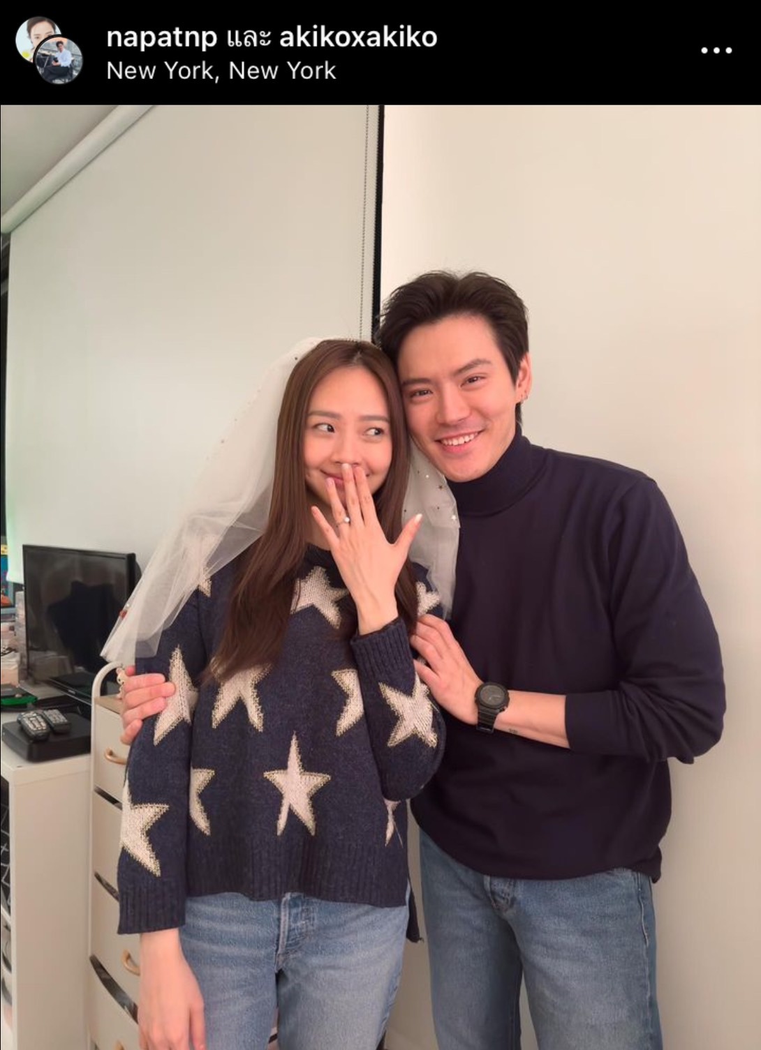 ภัทร นัตธนนท์ โพสต์รูปแรกของปี ด้วยภาพขอ อาคิโกะ โอเซกิ แต่งงาน ภัทร นัตธนนท์ โพสต์รูปแรกของปี ด้วยภาพขอ อาคิโกะ โอเซกิ แต่งงาน