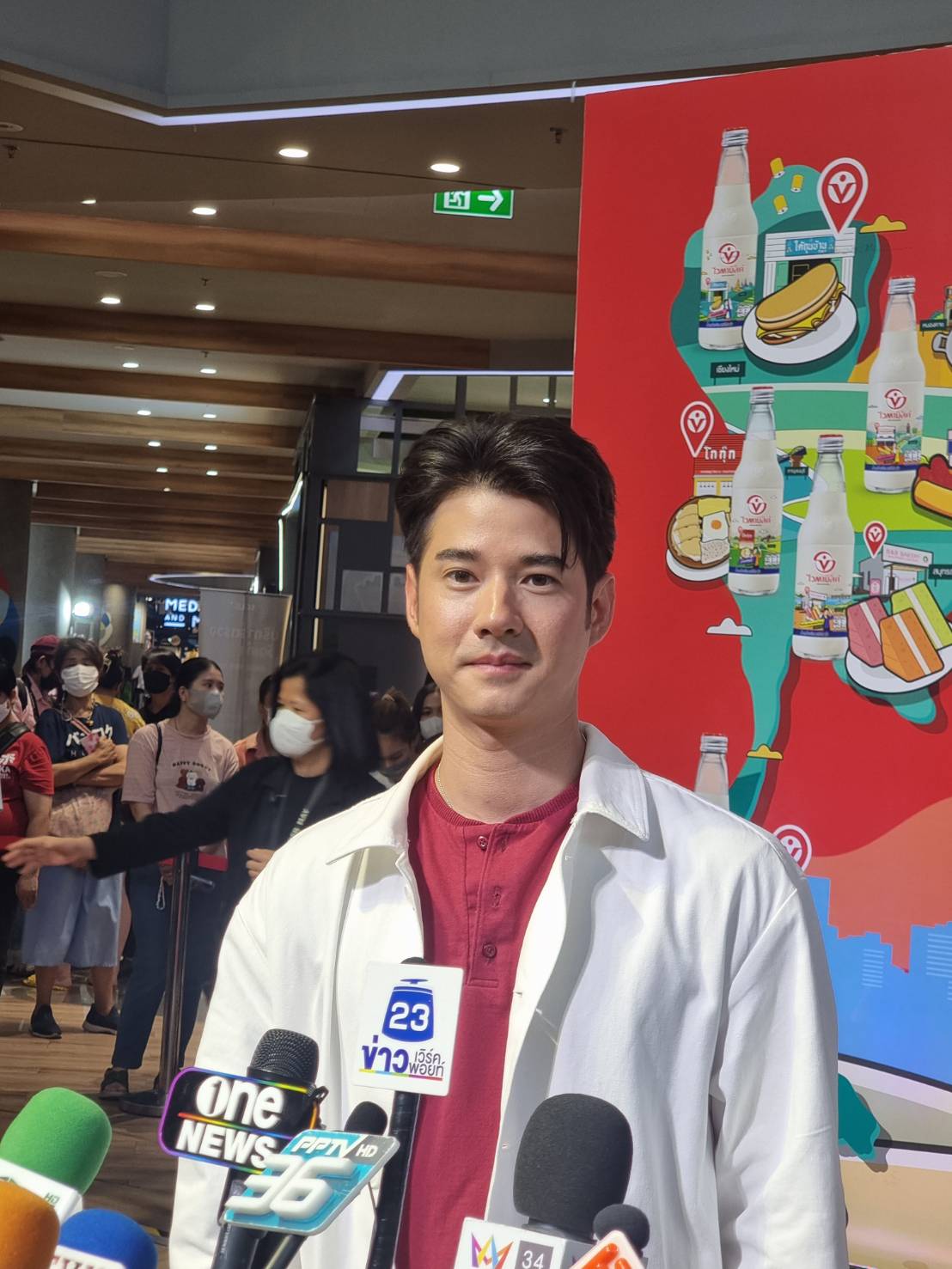 มาริโอ้ เมาเร่อ เผยสาเหตุให้ จันจิ เป็นผู้ช่วยเข็นรถ