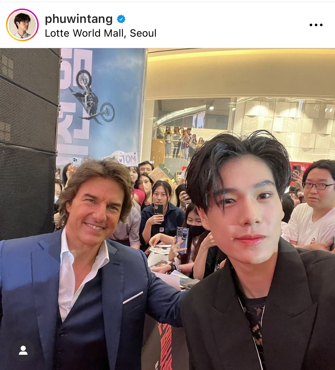 'ทอม ครูซ' อินโคเรีย!! เปิดตัว MI-7 'ออม สุชาร์ - ภูวินทร์' สุดฟินเจอตัวจริง หล่อคูลกันเองสุดๆ