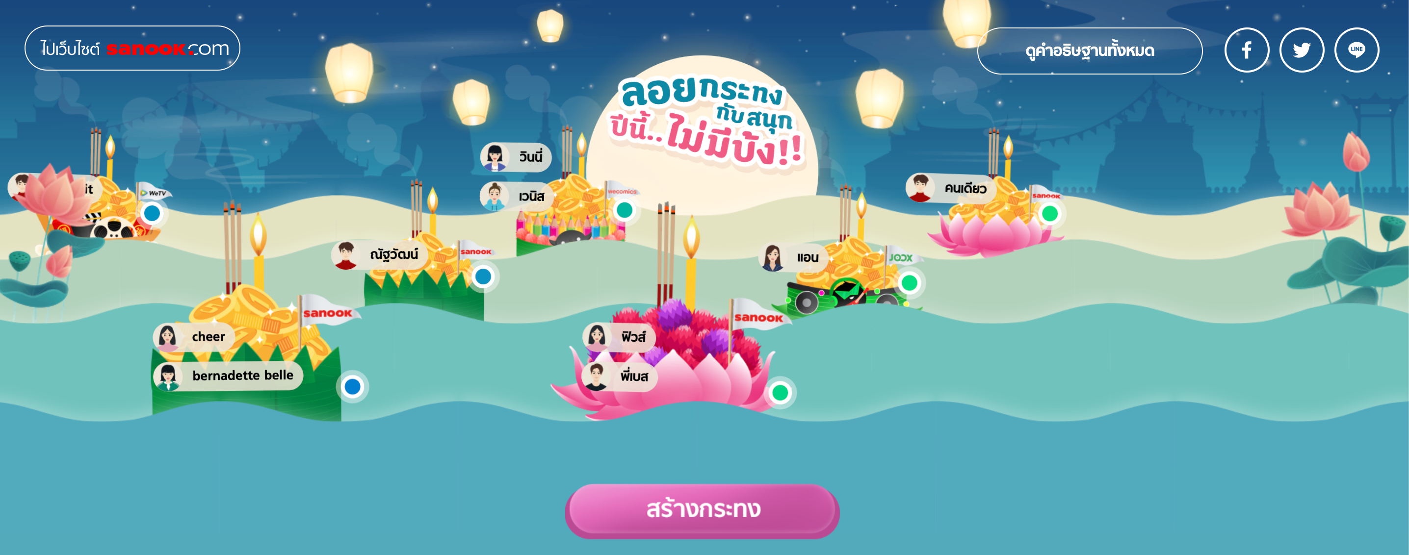 เปิด 3 เว็บไซต์ลอยกระทงออนไลน์ ปี 2564 ปลอดภัยไม่ถูกดูดข้อมูลส่วนตัว