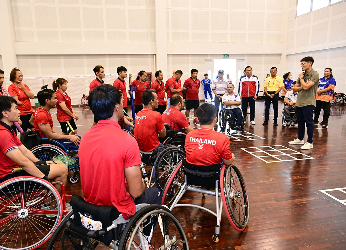 ประธานพาราฯ มั่นใจทีมพาราไทยฟิตพร้อมสู้ศึกใหญ่ 'เอเชียนพาราเกมส์' ที่จีน ประธานพาราฯ มั่นใจทีมพาราไทยฟิตพร้อมสู้ศึกใหญ่ 'เอเชียนพาราเกมส์' ที่จีน