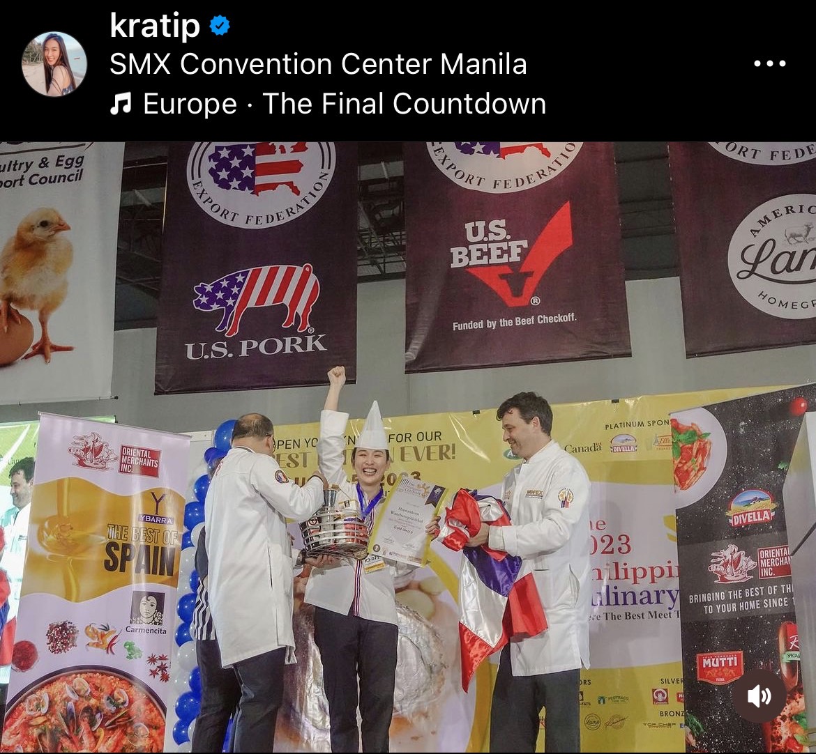 กระติ๊บ ชวัลกร สุดภูมิใจ คว้า 2 รางวัล ในการแข่งขันทำอาหารระดับนานาชาติ 