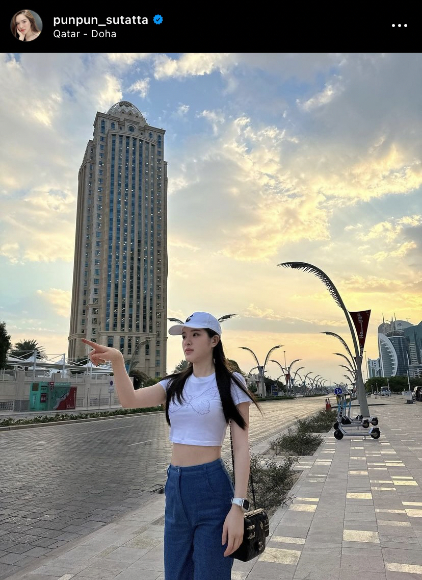 ปันปัน สุทัตตา ควงแฟนหนุ่มอวดทริปหวานที่กาตาร์