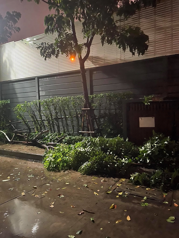 ระทึก!! โก้ ธีรศักดิ์ - บูม สุภาพร เจอฝนถล่ม บ้าน - รถ เสียหาย