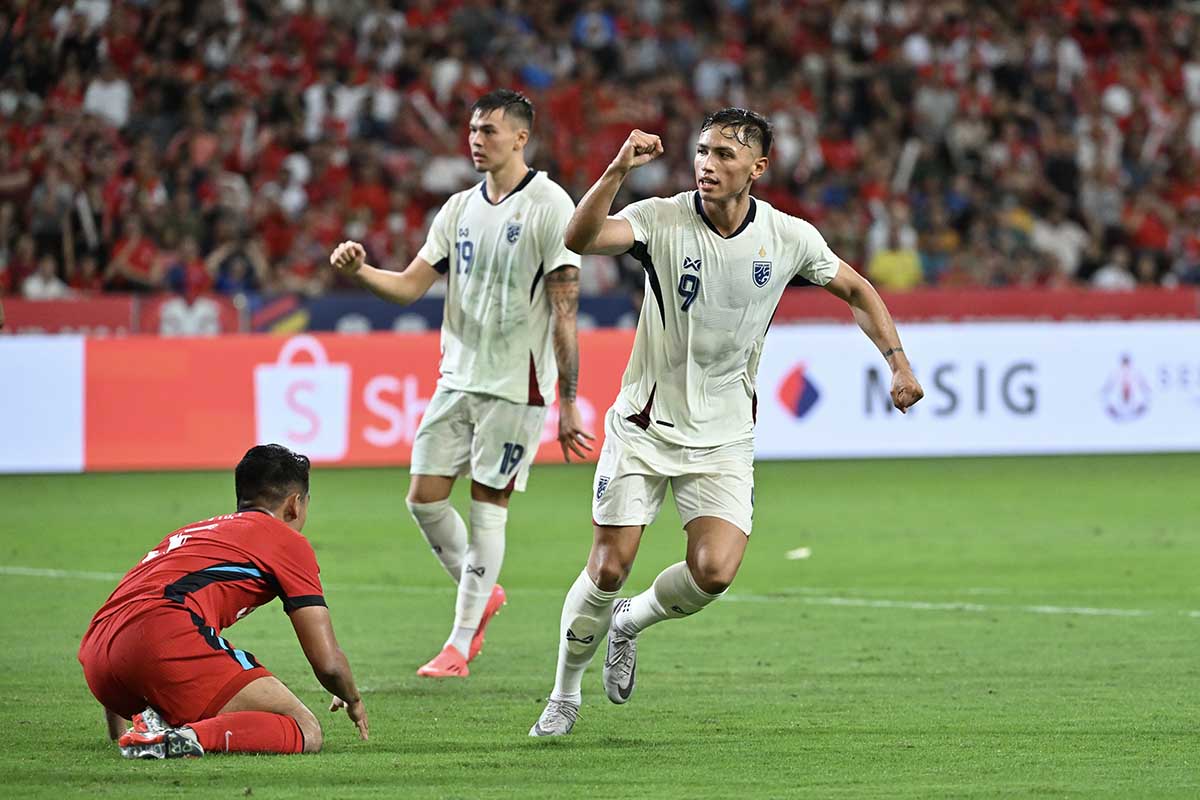 ผลบอล อาเซียน คัพ 2024: ช้างศึก พลิกแซงชนะ สิงคโปร์ 4-2 ผลบอล อาเซียน คัพ 2024: ช้างศึก พลิกแซงชนะ สิงคโปร์ 4-2