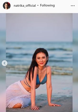 น้ำผึ้ง ณัฐริกา อวดหุ่นเป๊ะปัง ผิวสีแทนในชุดทูพีชริมทะเล