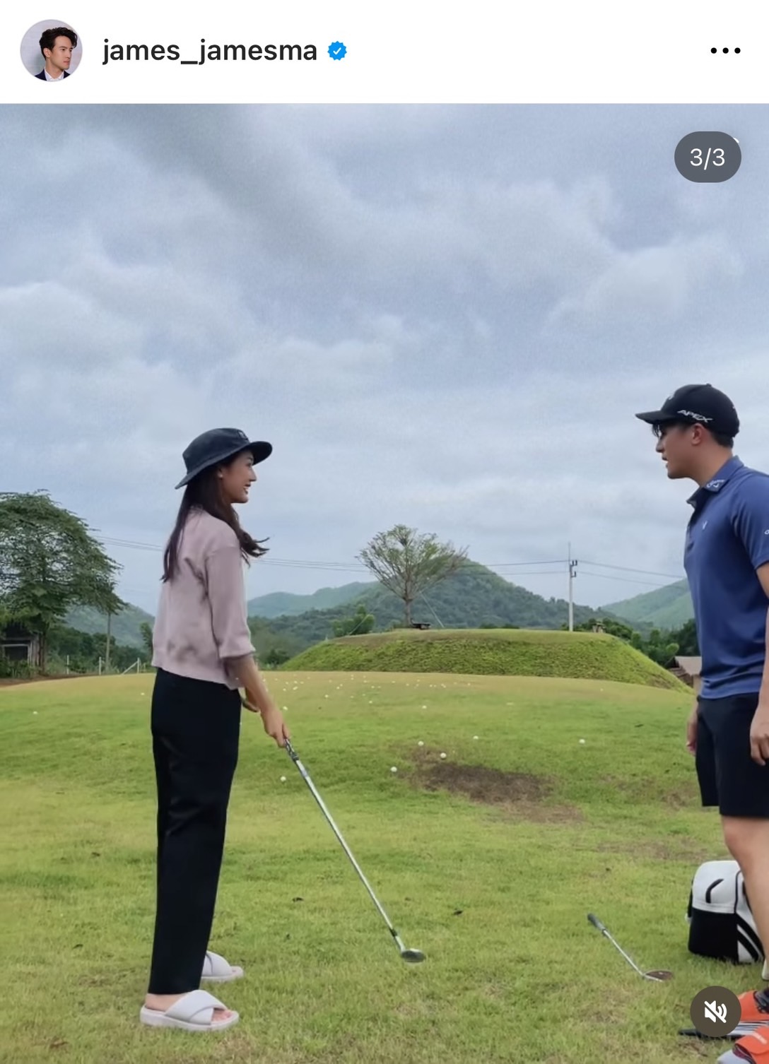 เพื่อนดาราแห่แซว เจมส์ มาร์ สอน พาย รินรดา ตีกอล์ฟ สนามหวานมดขึ้น เพื่อนดาราแห่แซว เจมส์ มาร์ สอน พาย รินรดา ตีกอล์ฟ สนามหวานมดขึ้น
