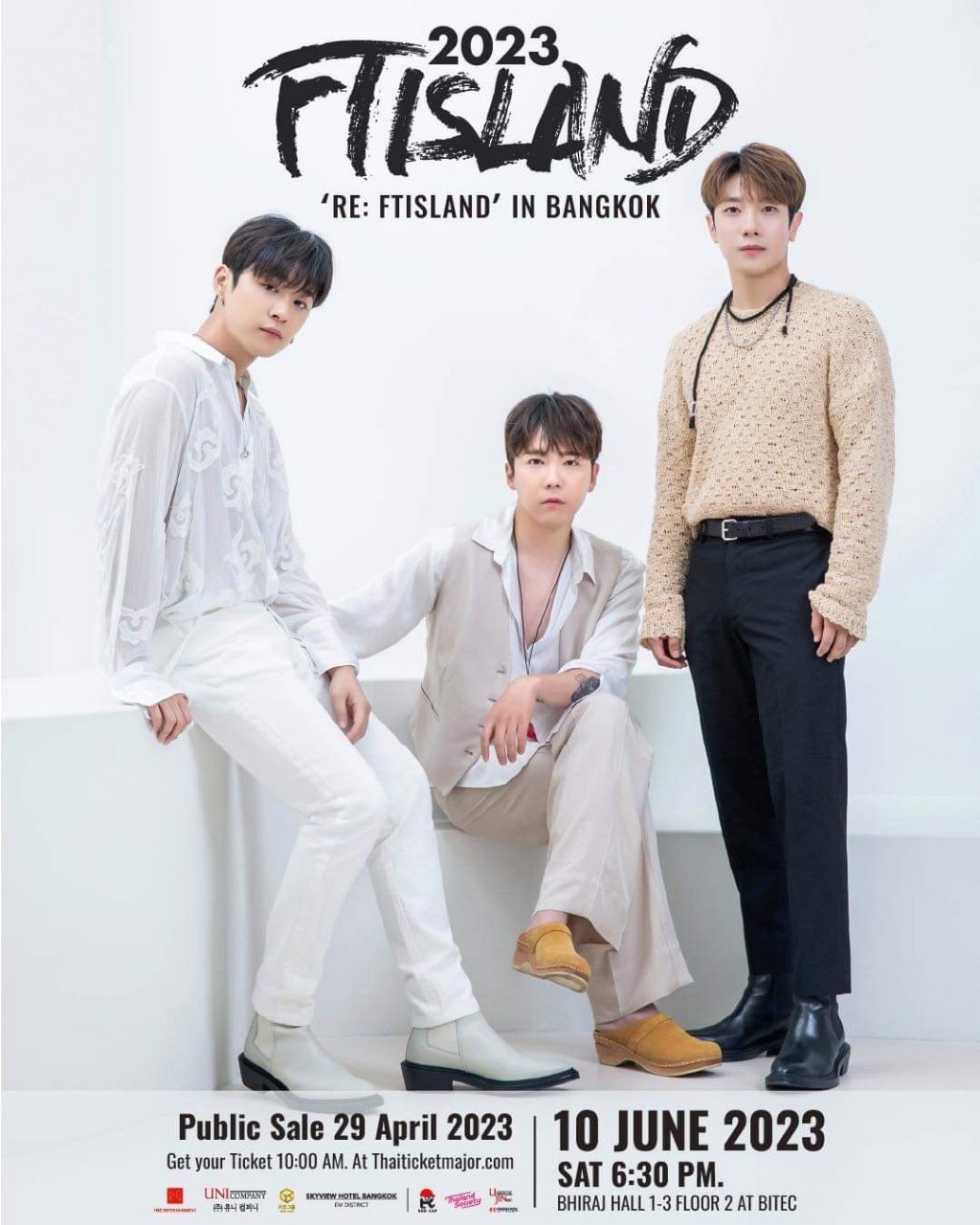 แฟนๆ ชาวไทยเตรียมตัวให้พร้อม FTISLAND เตรียมบินลัดฟ้ามาไทยในรอบ 5 ปี กับคอนเสิร์ต 2023 FTISLAND LIVE ‘RE: FTISLAND’ IN BANGKOK แฟนๆ ชาวไทยเตรียมตัวให้พร้อม FTISLAND เตรียมบินลัดฟ้ามาไทยในรอบ 5 ปี กับคอนเสิร์ต 2023 FTISLAND LIVE ‘RE: FTISLAND’ IN BANGKOK