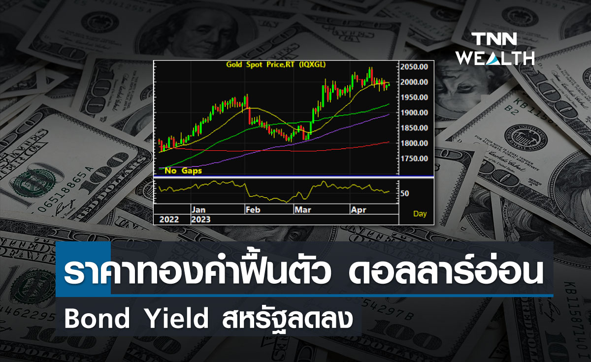 ราคาทองคำฟื้นตัว ดอลลาร์อ่อน Bond Yield สหรัฐลดลง