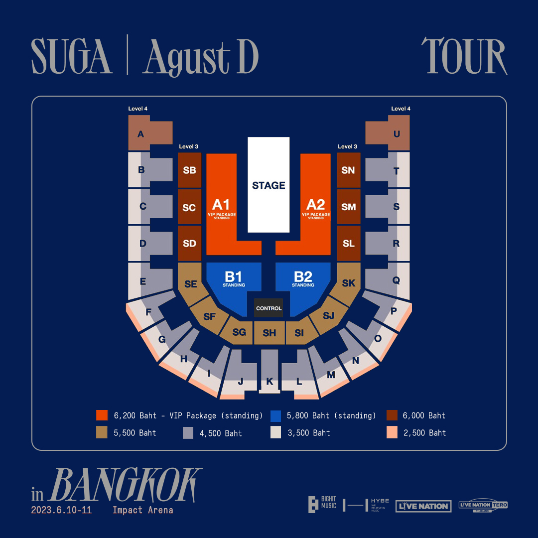 อาร์มมี่ไทยวอร์มนิ้วรอ ราคาบัตรคอนเสิร์ตเดี่ยว SUGA BTS ในไทย น่ารักน่าคบหา