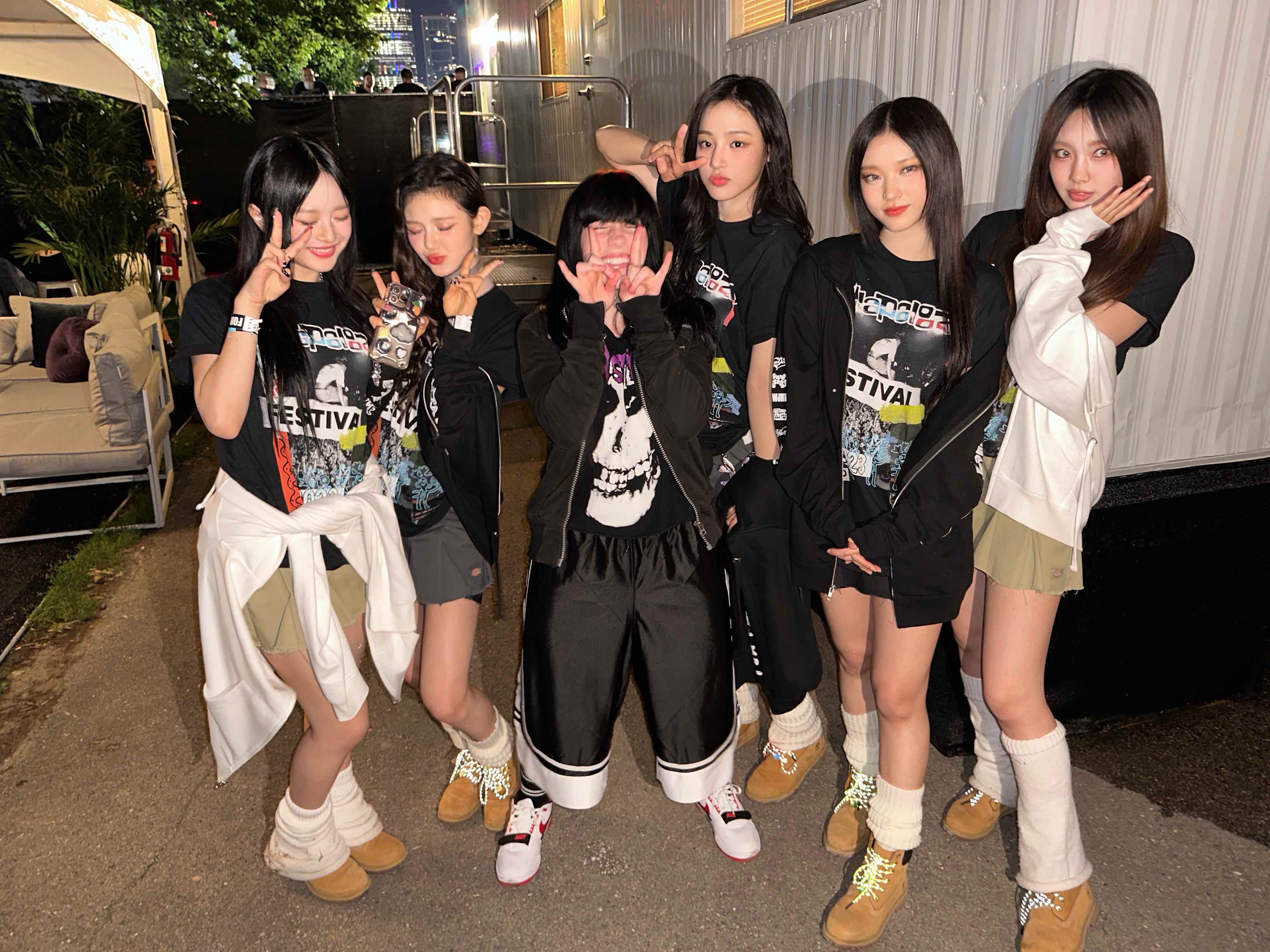 ตัวแม่สุดมุ้งมิ้ง!! NewJeans กระทบไหล่ Billie Eilish ที่เทศกาลดนตรี Lollapalooza