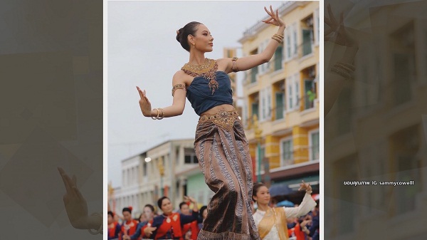 “แซมมี่ เคาวเวลล์” รำบวงสรวงองค์พญาศรีสัตตนาคราชริมฝั่งโขง  (มีคลิป)