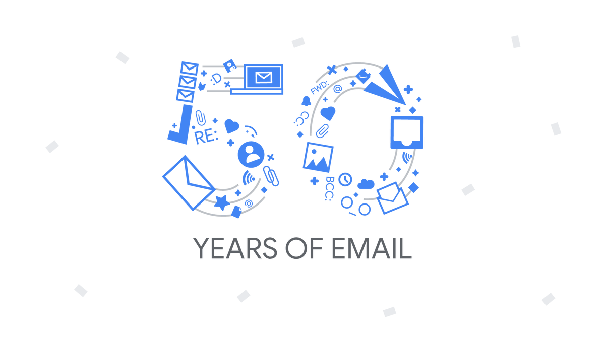 Email ครบรอบ 50 ขวบ เปิดเผยข้อความอีเมลฉบับแรก