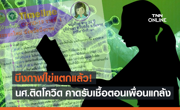 บึงกาฬไข่แตก! นศ.ติดโควิด คาดรับเชื้อจากเพื่อนที่เอามือปิดปากไอมาลูบหน้า