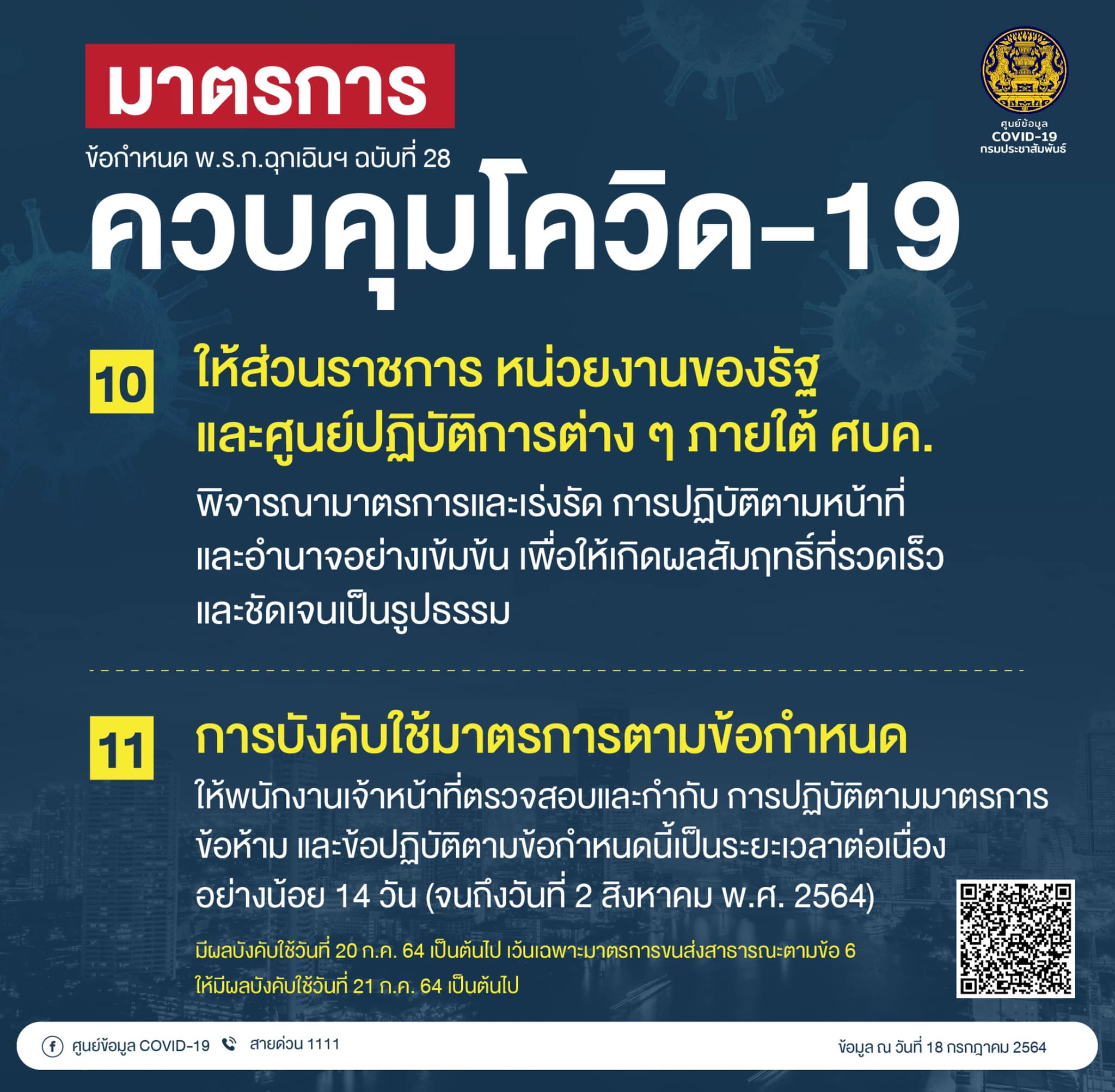 เช็กที่นี่ สรุปข้อกำหนดยกระดับคุมโควิด-19 อะไรทำได้บ้าง-ไม่ได้บ้าง เช็กที่นี่ สรุปข้อกำหนดยกระดับคุมโควิด-19 อะไรทำได้บ้าง-ไม่ได้บ้าง