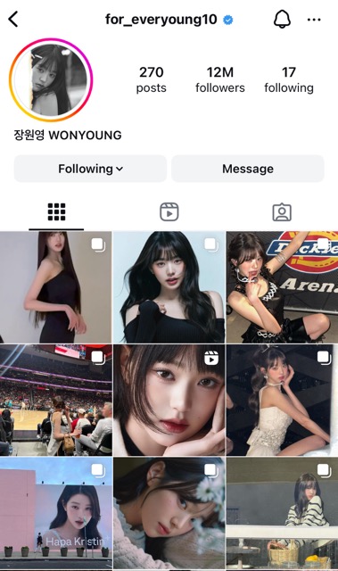 K-pop ไอดอลฝั่งหญิงเจน 4 ที่มีผู้ติดตาม IG มากที่สุดใน K-pop ไอดอลฝั่งหญิงเจน 4 ที่มีผู้ติดตาม IG มากที่สุดใน