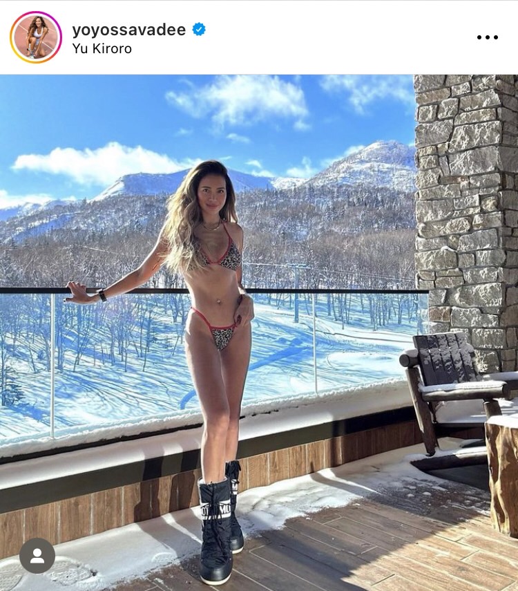แซ่บไหมล่ะ! โย ยศวดี นุ่งบิกีนีน้อยชิ้น ท้าลมหนาวแดนปลาดิบ 