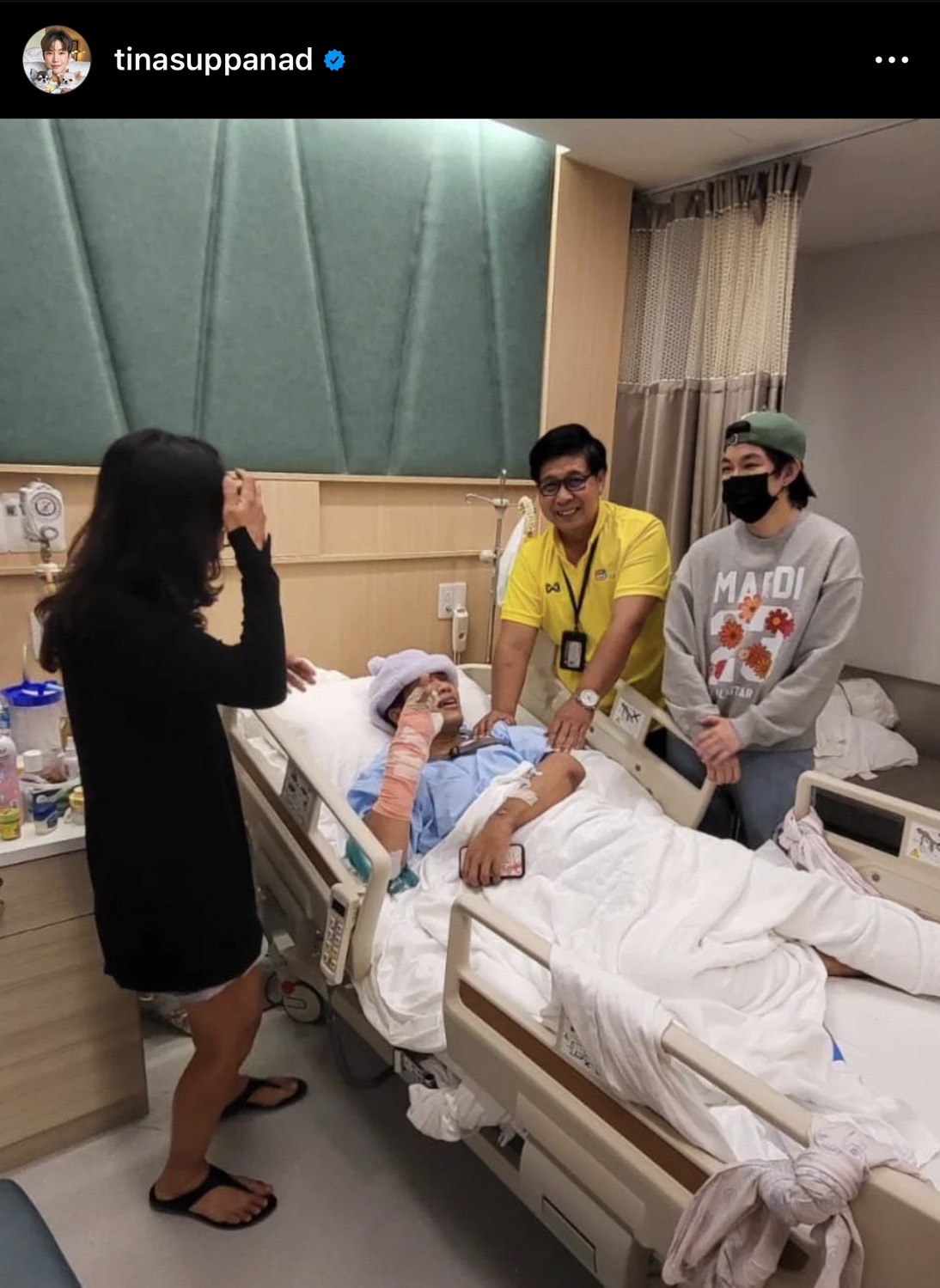 ติ๊นา อัปเดตอาการคู่กรณีที่ขับรถชน ล่าสุดออกจาก รพ.แล้ว พร้อมเตรียมพยาบาลพิเศษเพื่อดูแลอย่างใกล้ชิดต่อไป ติ๊นา อัปเดตอาการคู่กรณีที่ขับรถชน ล่าสุดออกจาก รพ.แล้ว พร้อมเตรียมพยาบาลพิเศษเพื่อดูแลอย่างใกล้ชิดต่อไป