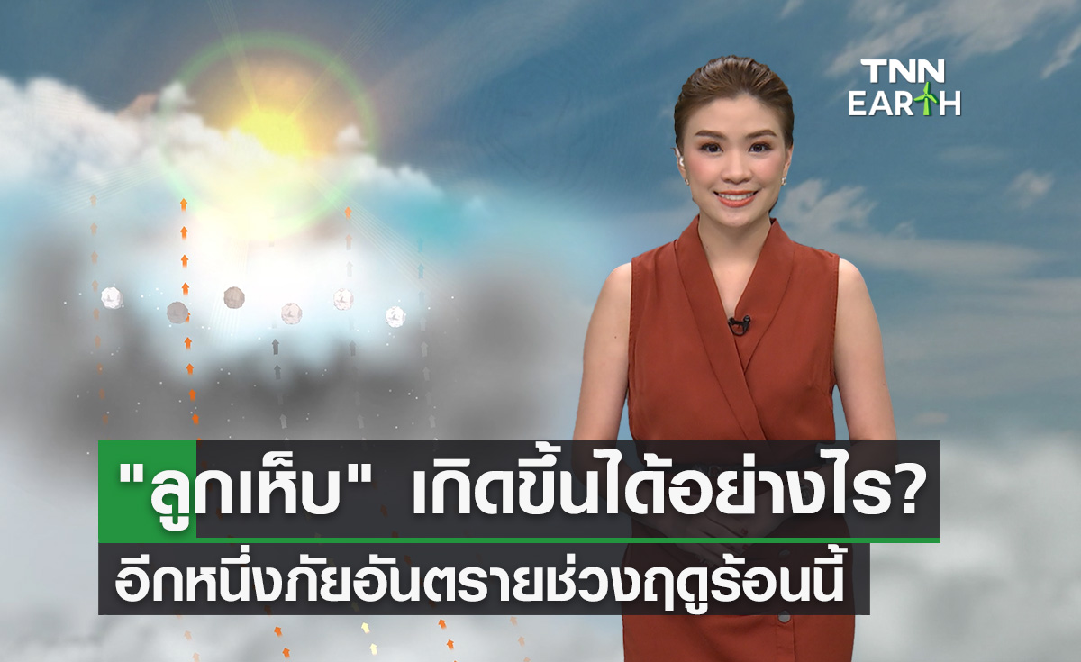 เปิดที่มา “ลูกเห็บ” เกิดขึ้นได้อย่างไร? อีกหนึ่งภัยอันตรายฤดูร้อนนี้