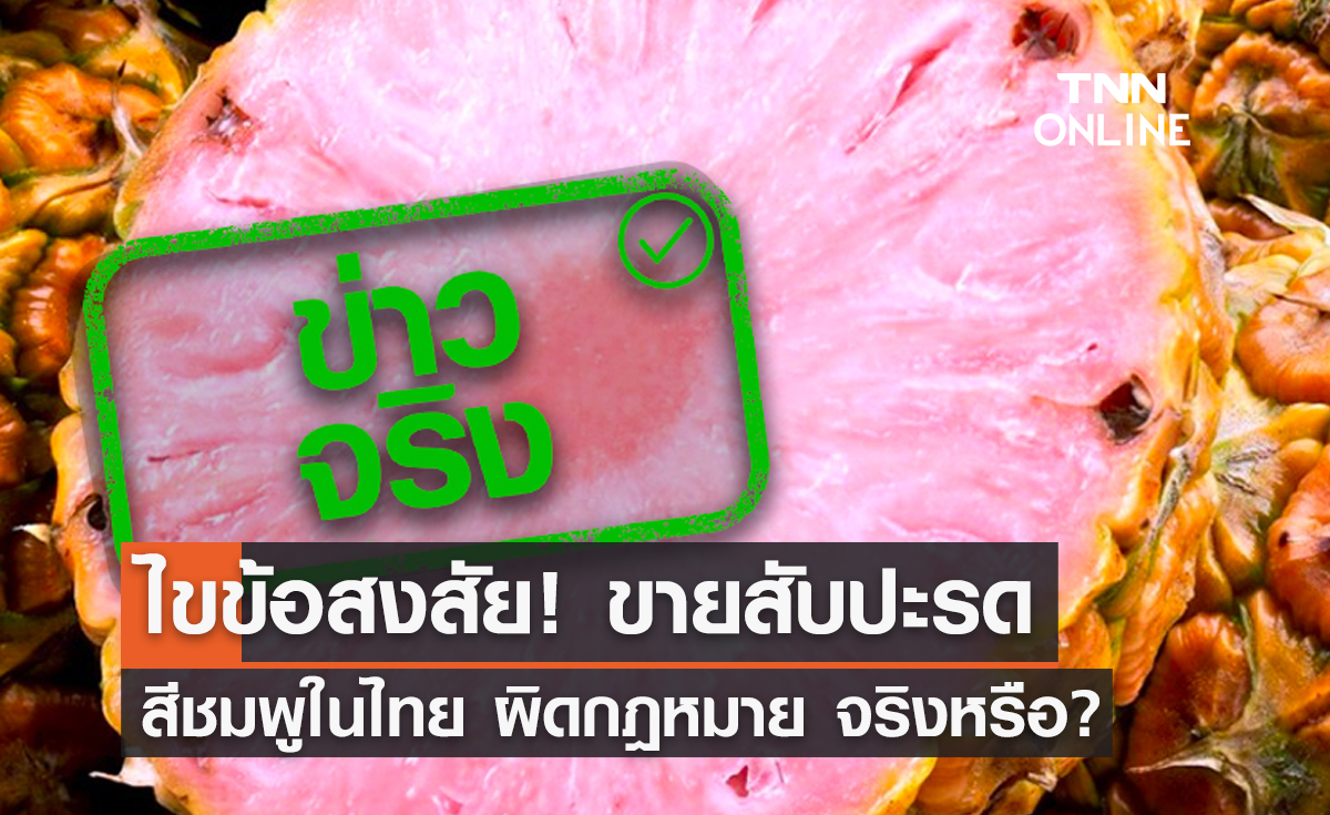 ไขข้อสงสัย! ขายสับปะรดสีชมพูในไทย ผิดกฎหมาย จริงหรือ?