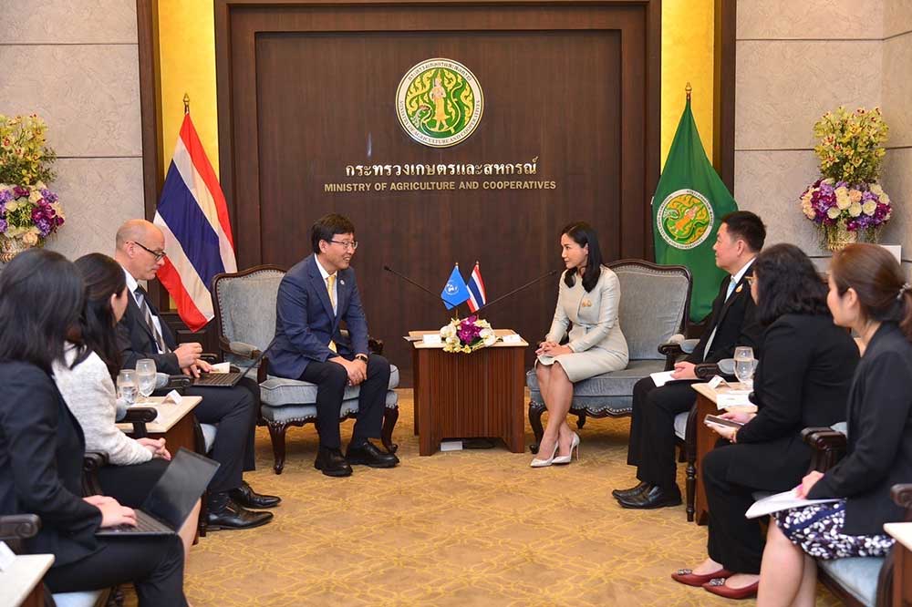 FAO ขอบคุณรัฐบาลไทย สนับสนุนการดำเนินงานมาอย่างต่อเนื่อง FAO ขอบคุณรัฐบาลไทย สนับสนุนการดำเนินงานมาอย่างต่อเนื่อง