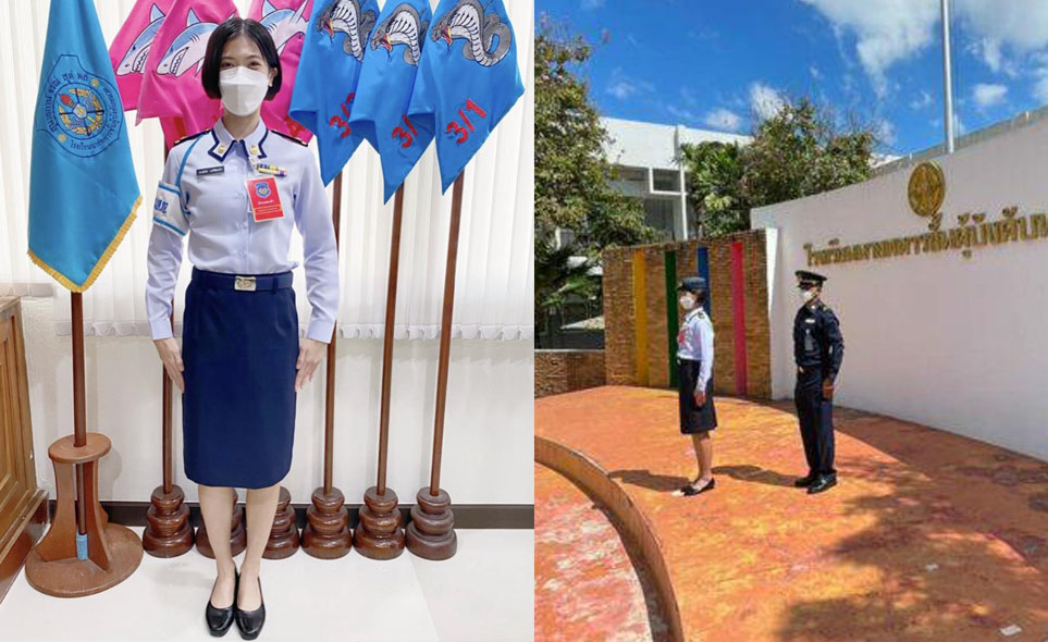 'เทนนิส พาณิภัค' เปลี่ยนลุคผมสั้นสวมเครื่องแบบทหารอากาศหญิงเต็มยศ 'เทนนิส พาณิภัค' เปลี่ยนลุคผมสั้นสวมเครื่องแบบทหารอากาศหญิงเต็มยศ